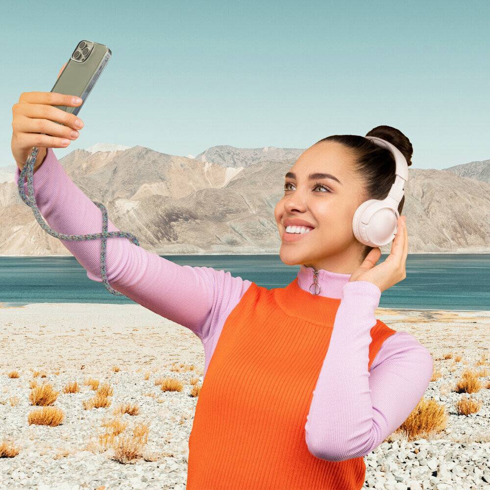 prio Universelles Handy-Umhängeband 0.7m neon mix