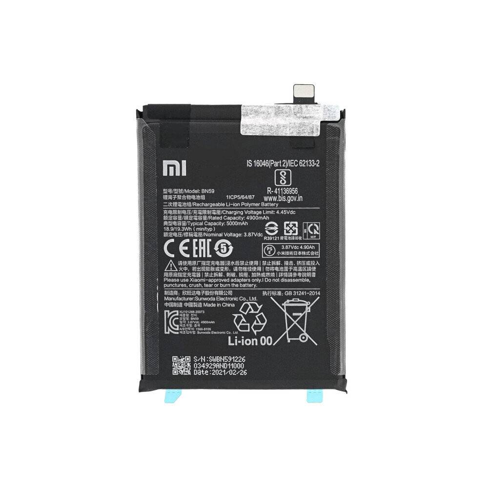 Original BN5A Akku Xiaomi Redmi 10 Note 10 5G Poco M3 Pro 5000 mAh 460200006L5Z