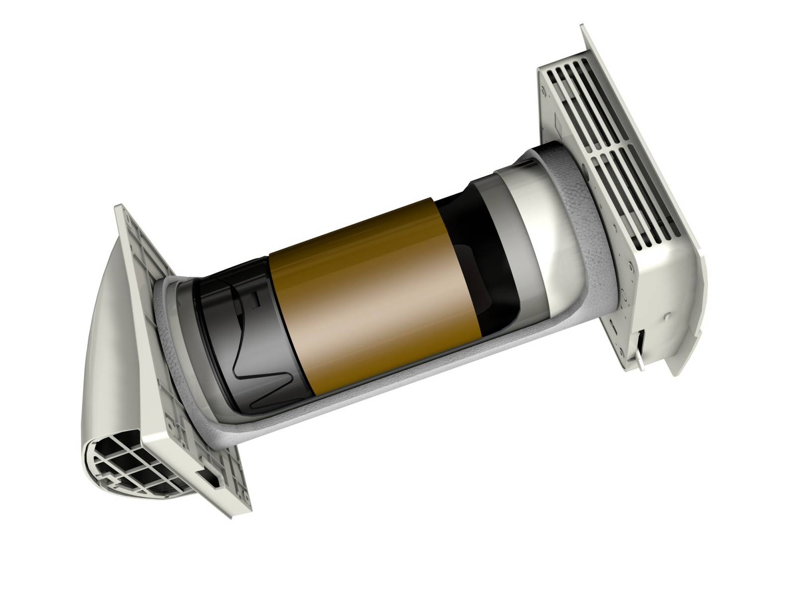Frischluft Wärmetauscher MEnV180 mit Fernbedienung