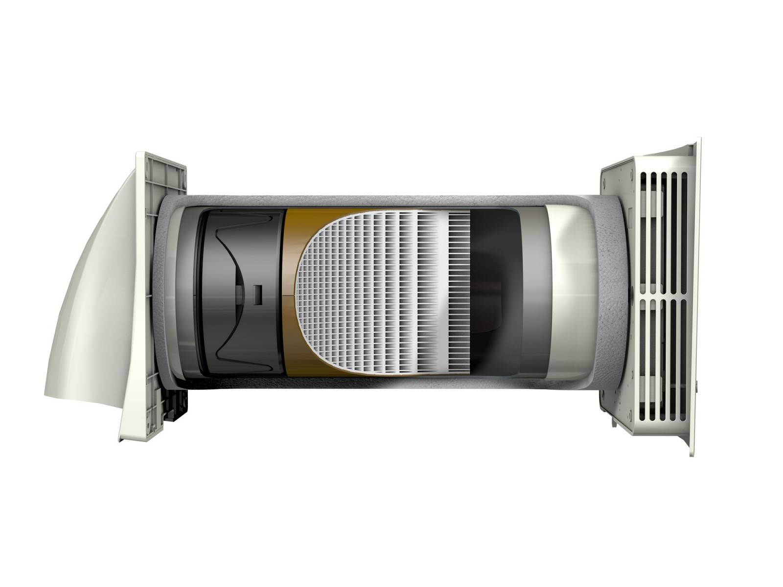 Frischluft Wärmetauscher MEnV180 mit Fernbedienung
