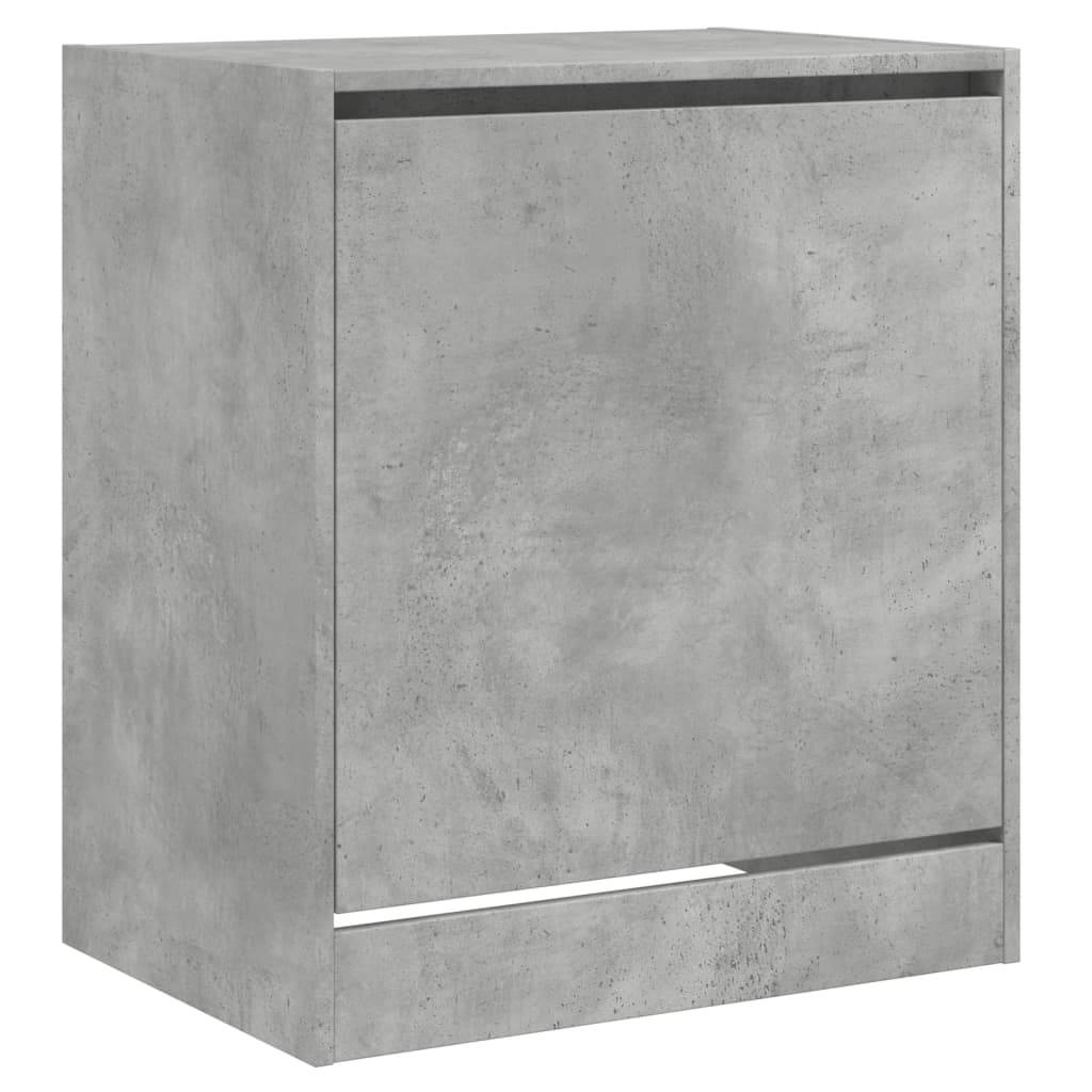 vidaXL Schuhschrank Betongrau 60x42x69 cm Holzwerkstoff