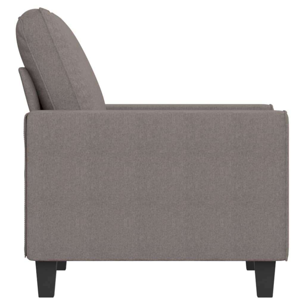 vidaXL Sessel Taupe 60 cm Stoff