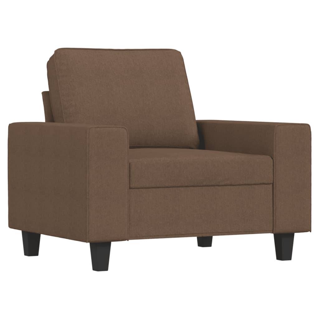 vidaXL Sessel Braun 60 cm Stoff