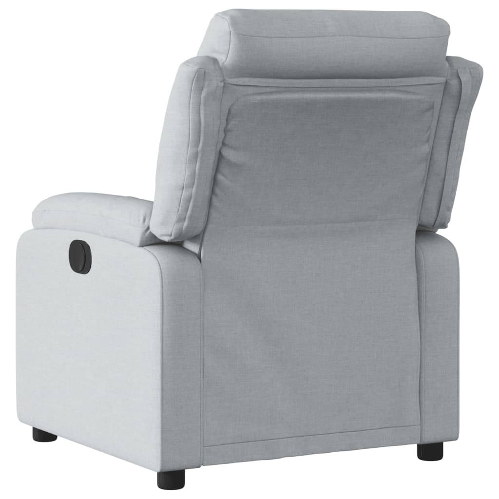 vidaXL Relaxsessel Hellgrau Stoff