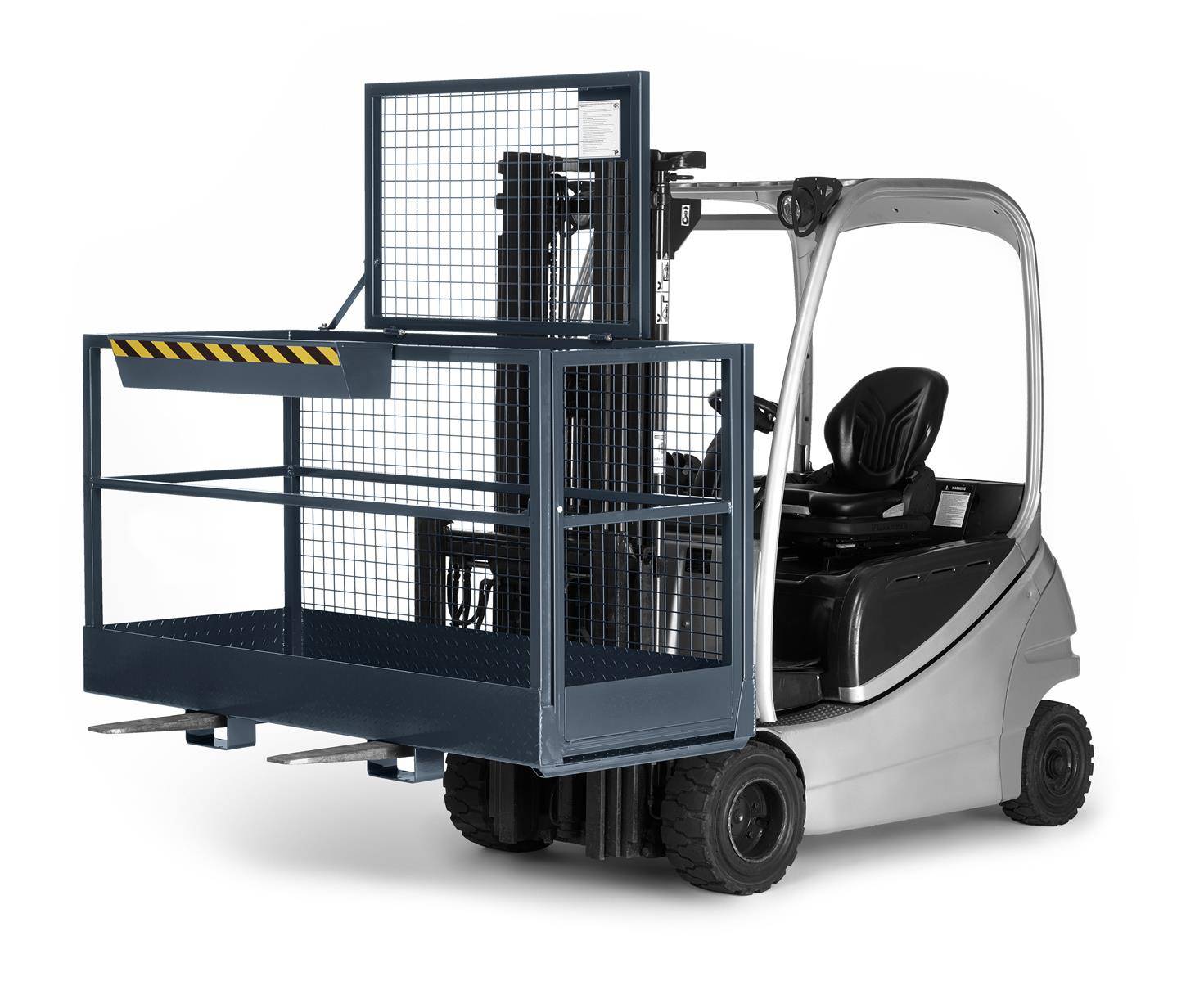 R+R Industrietechnik Arbeitskorb Typ RAK-Big 2000x800x1910mm RAL 7016 Anthrazitgrau