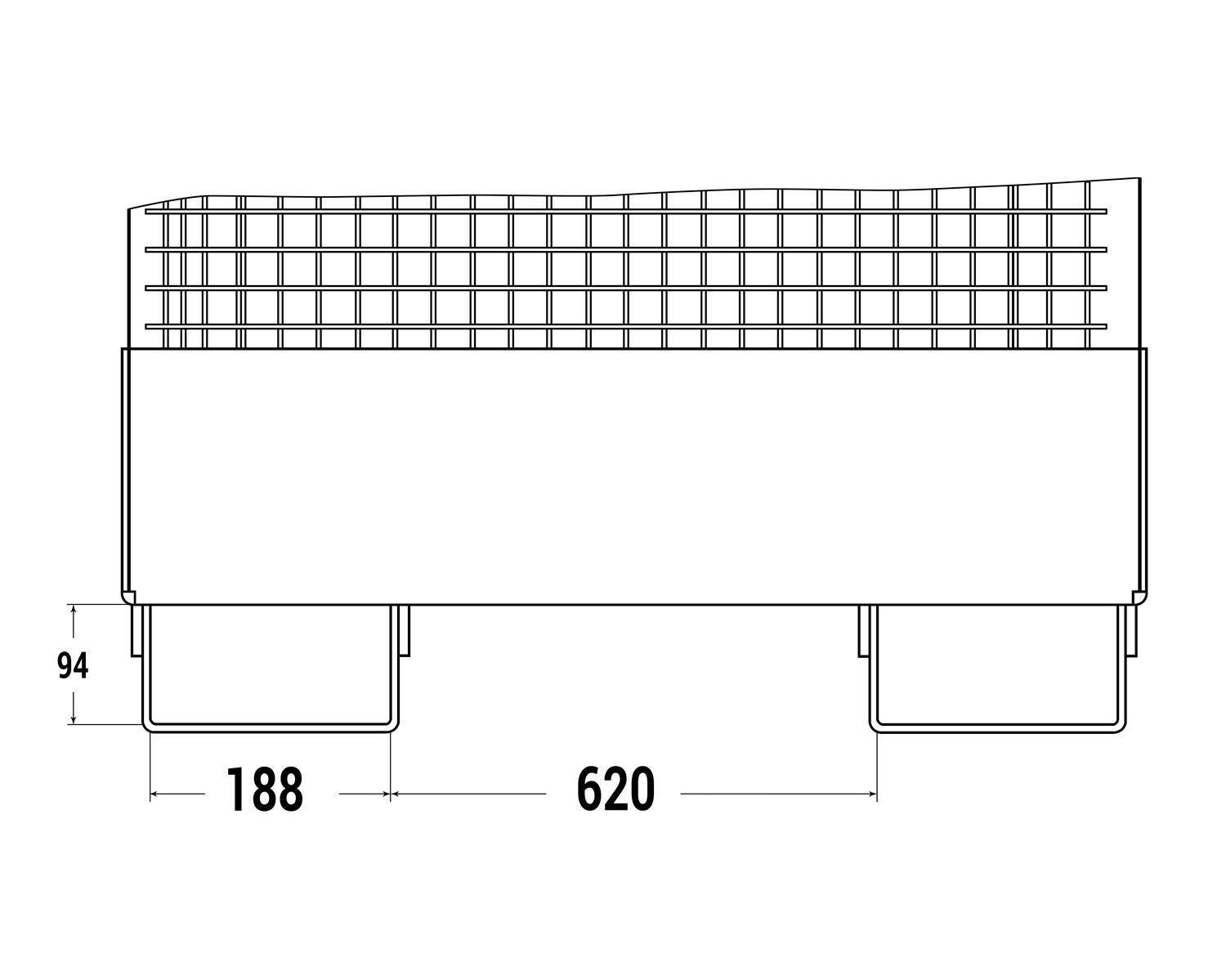Arbeitskorb, RAK RAL 5018