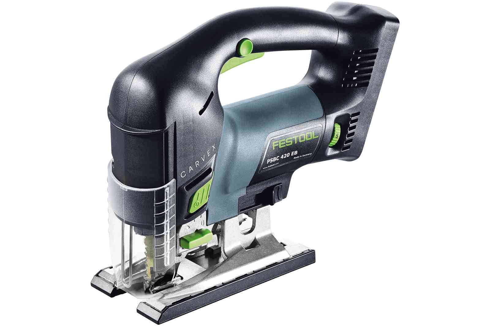 Festool Akku-Pendelstichsäge PSBC 420 EB-Basic CARVEX, incl. Stichsägeblatt-Set, Zubehör, Systainer