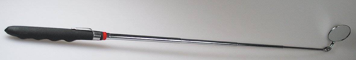 ChiliTec Teleskopspiegel 2x Kugelgelenk Länge 16-70cm Spiegel Ø 50mm (19505)