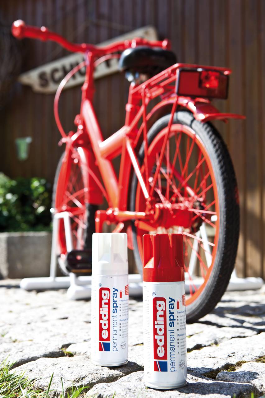 edding 5200 Permanentspray Premium Acryllack cremeweiß matt 200 ml