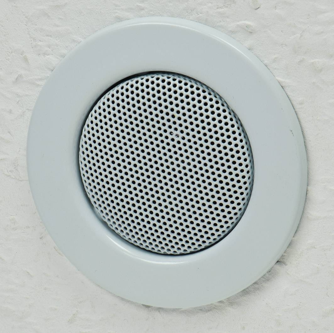 Decken-Einbaulautsprecher "Mini" Halogen-Look, 8cm Ø, 6cm Einbau, weiß