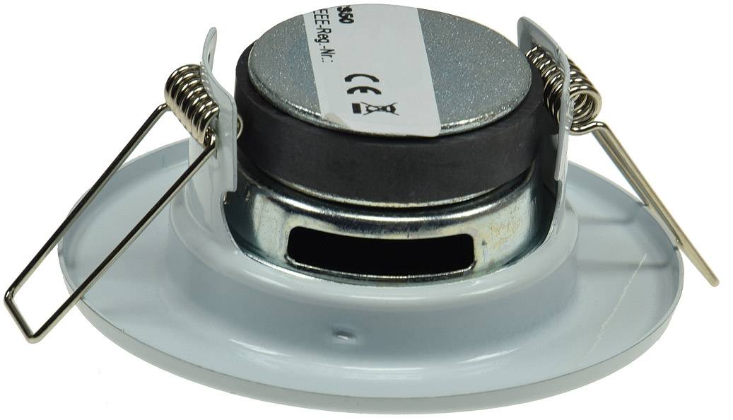 ChiliTec - Einbaulautsprecher weiß, Halogen-Look, Ø 8cm