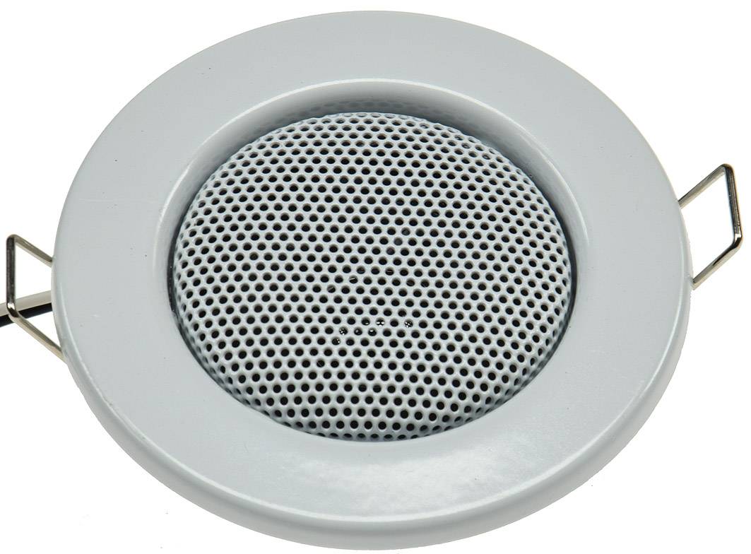 Decken-Einbaulautsprecher "Mini" Halogen-Look, 8cm Ø, 6cm Einbau, weiß