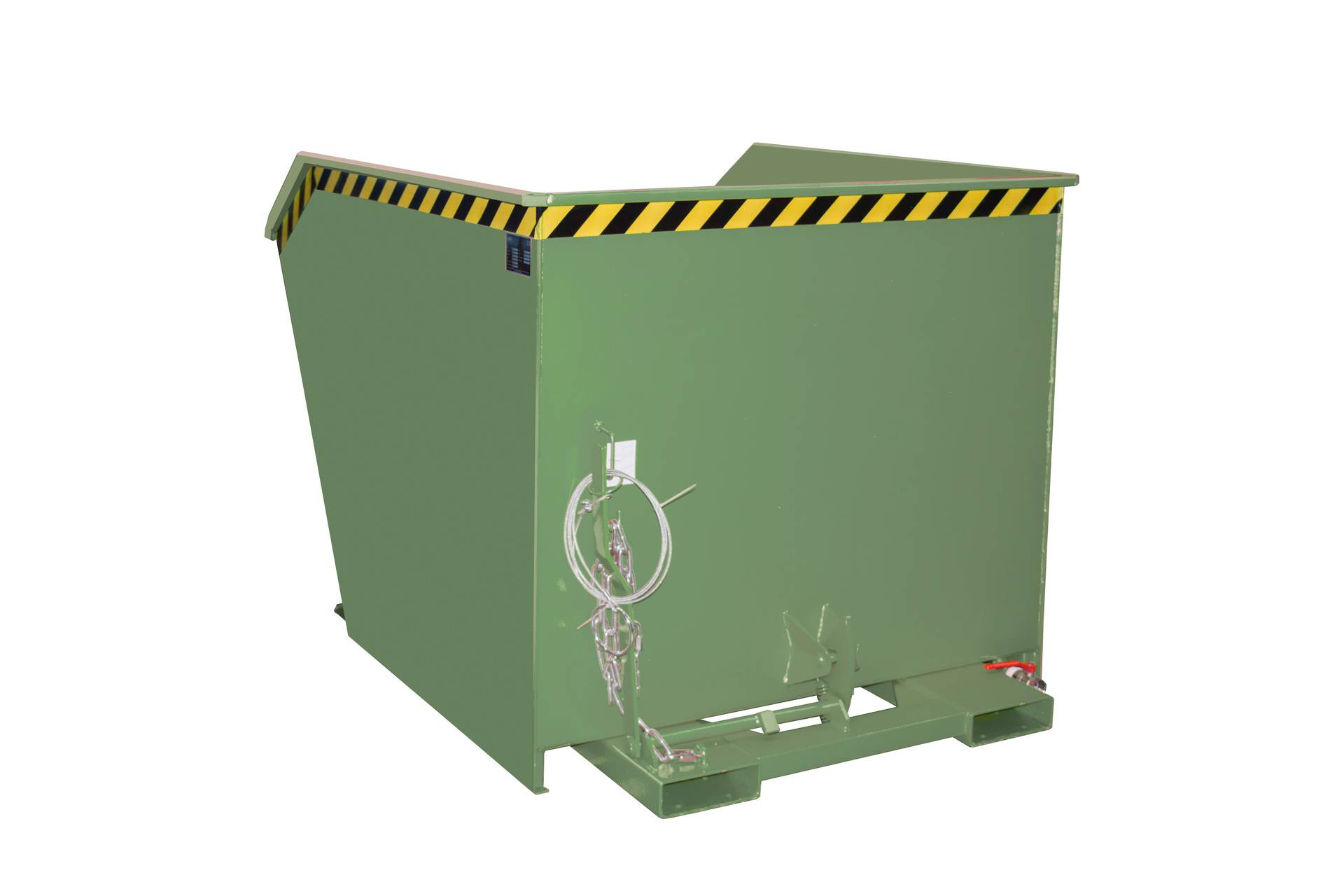 Spänebehälter SGU 150, lackiert, Resedagrün