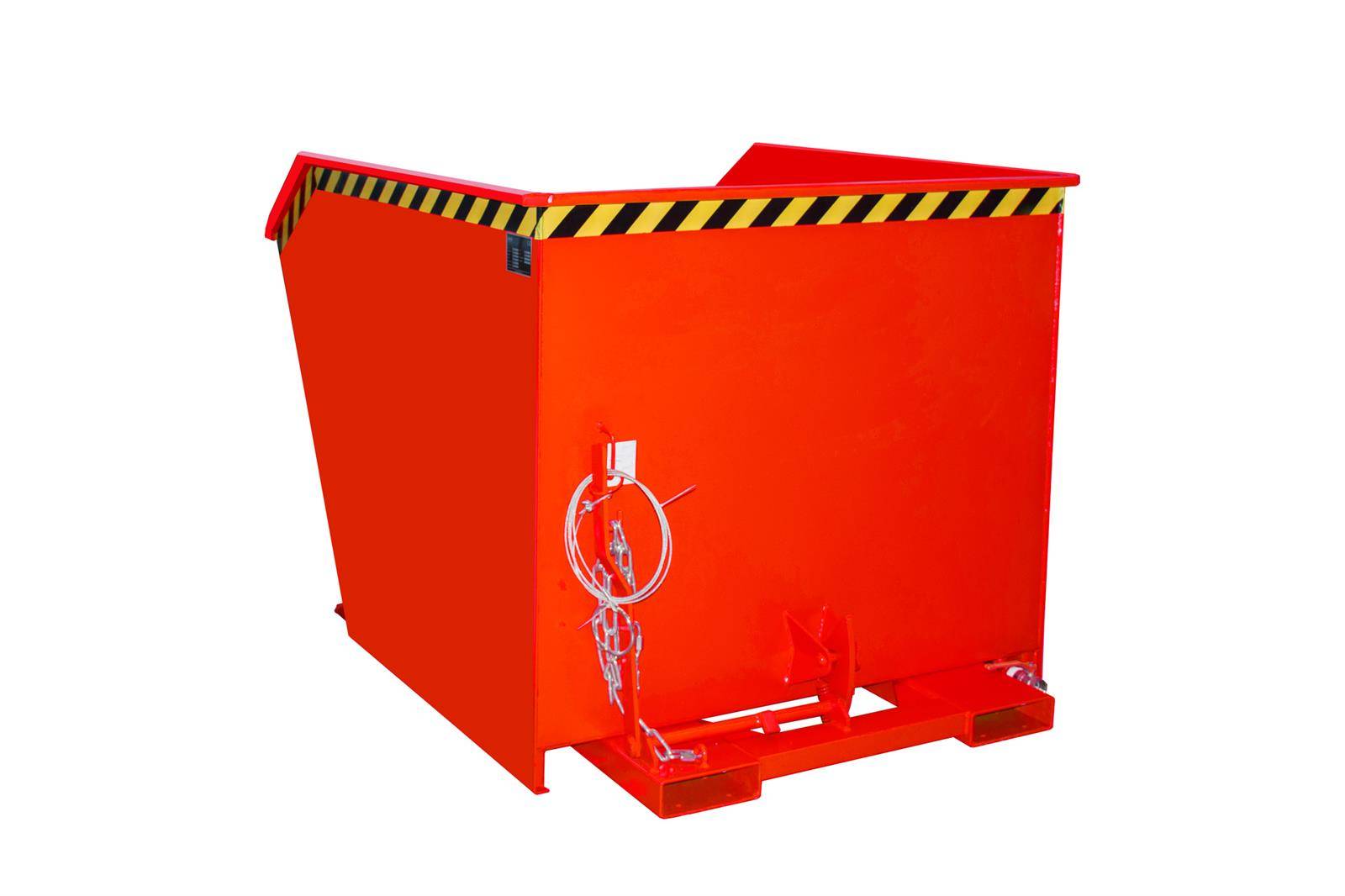 Spänebehälter SGU 150, lackiert, Feuerrot