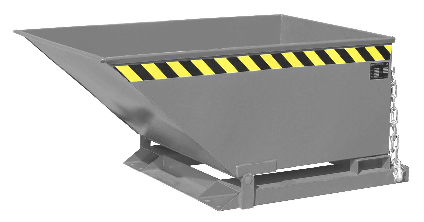 Kippmulde KN 400, lackiert, Mausgrau