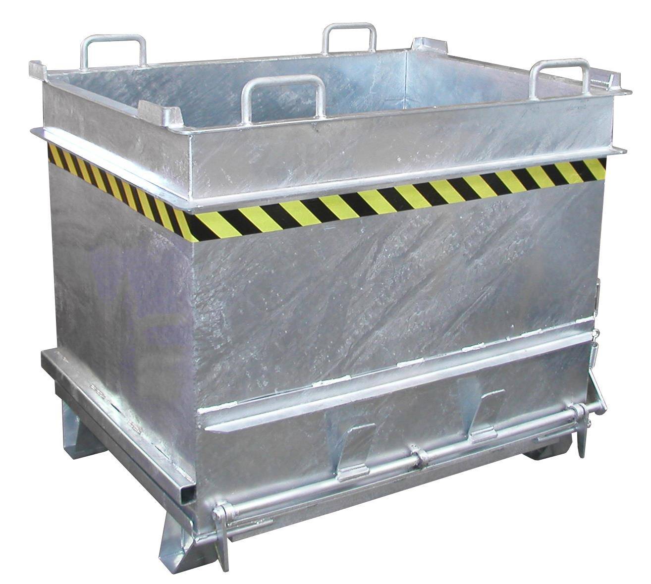 Baustoffcontainer BC 1000 (Steinklammer-Entriegelung), feuerverzinkt