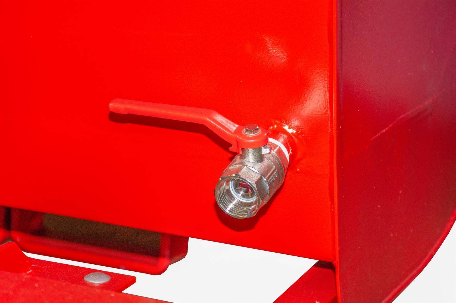 Spänebehälter SKM 75, lackiert, Feuerrot