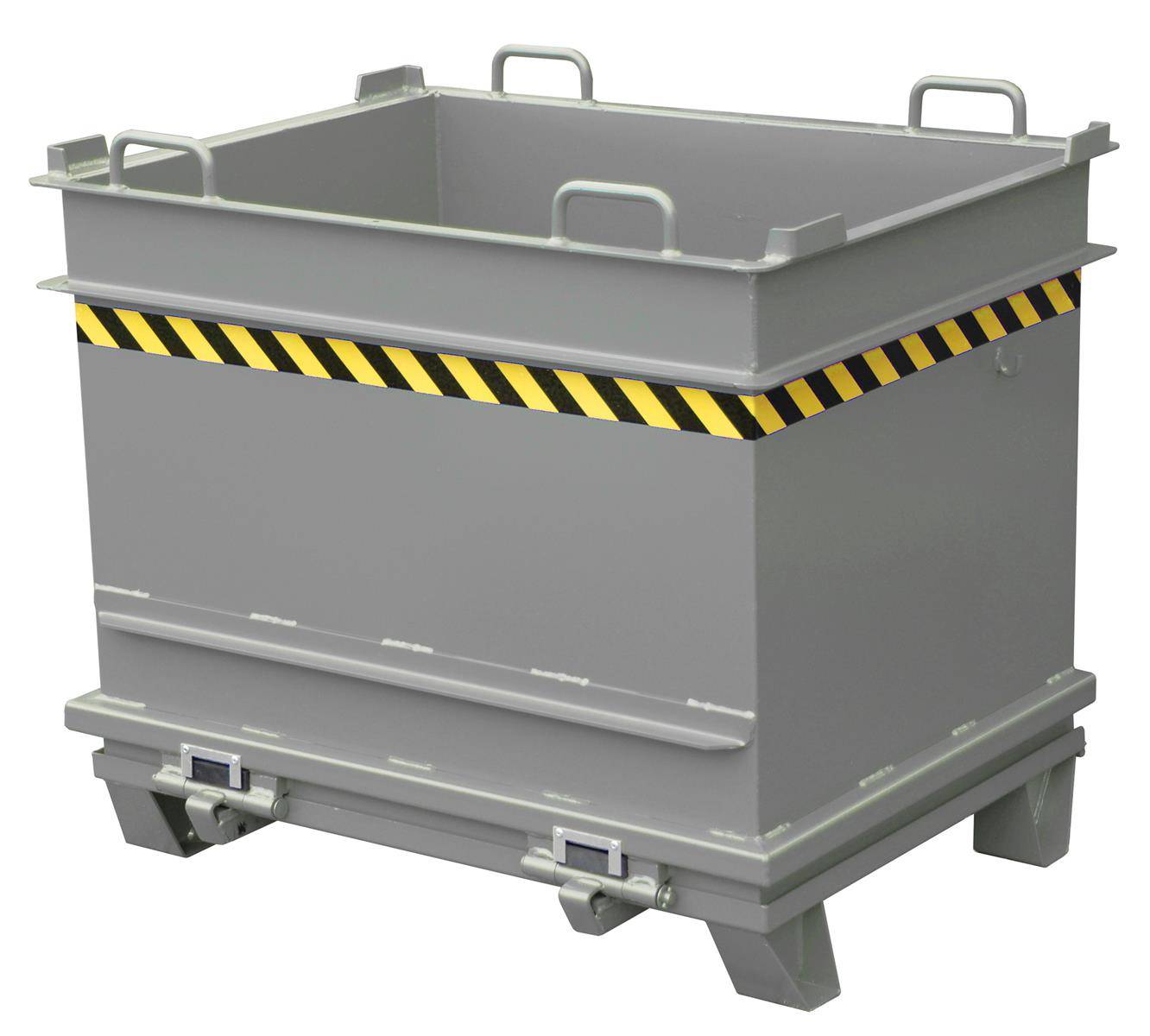 Baustoffcontainer BC 1000, lackiert, Mausgrau