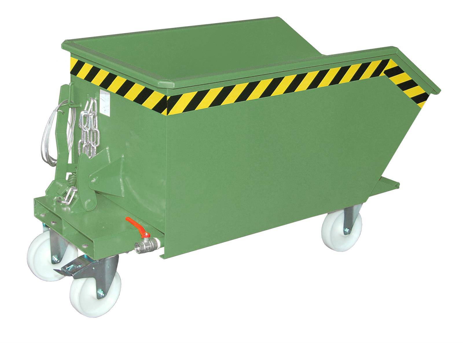 Spänebehälter SGU 30, lackiert, Resedagrün