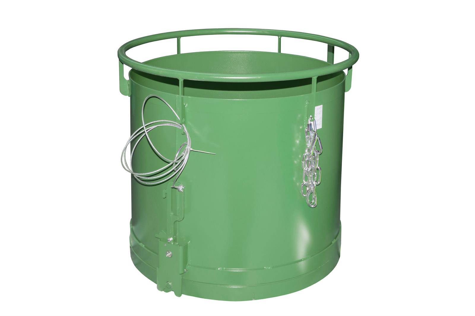 Rundbehälter RB 300, lackiert, Resedagrün