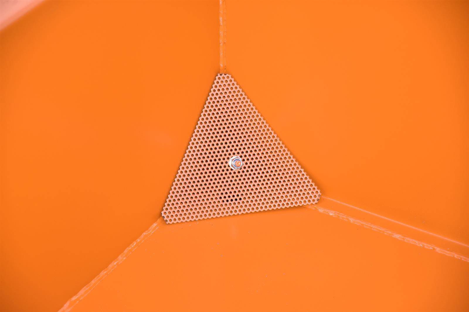 Mini-Spänebehälter SMGU 460, lackiert, Gelborange