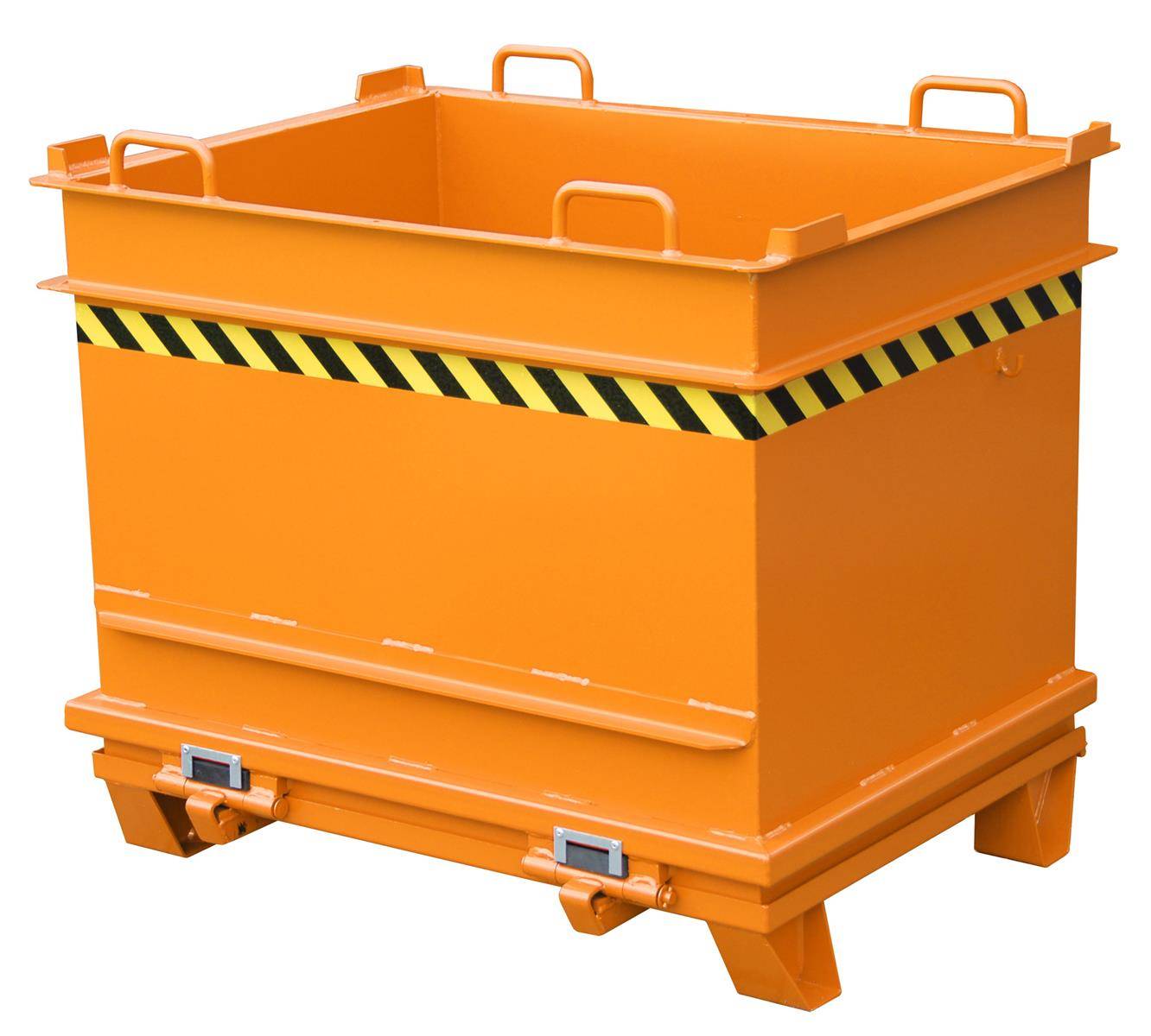 Baustoffcontainer BC 1000, lackiert, Gelborange