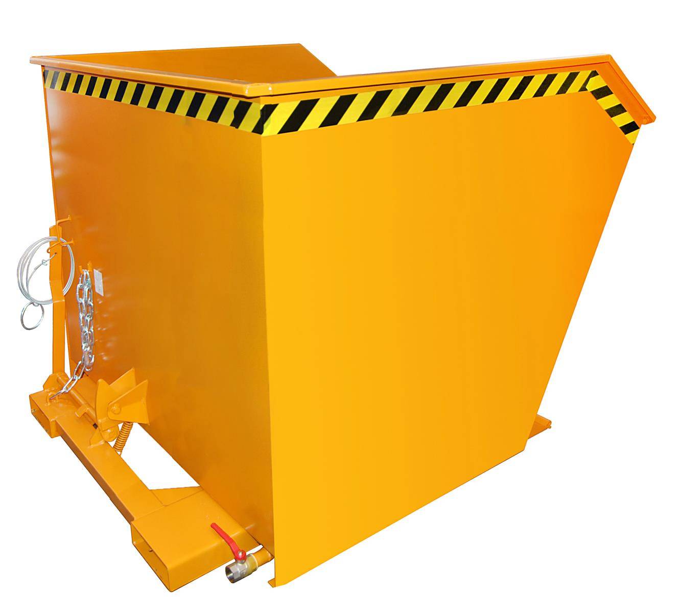 Spänebehälter SGU 200, lackiert, Gelborange