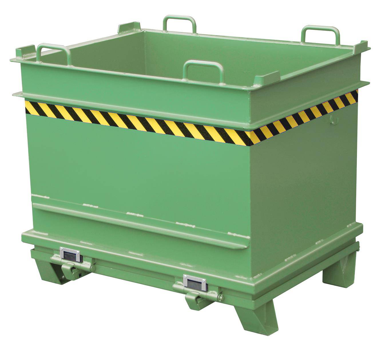 Baustoffcontainer BC 1000, lackiert, Resedagrün