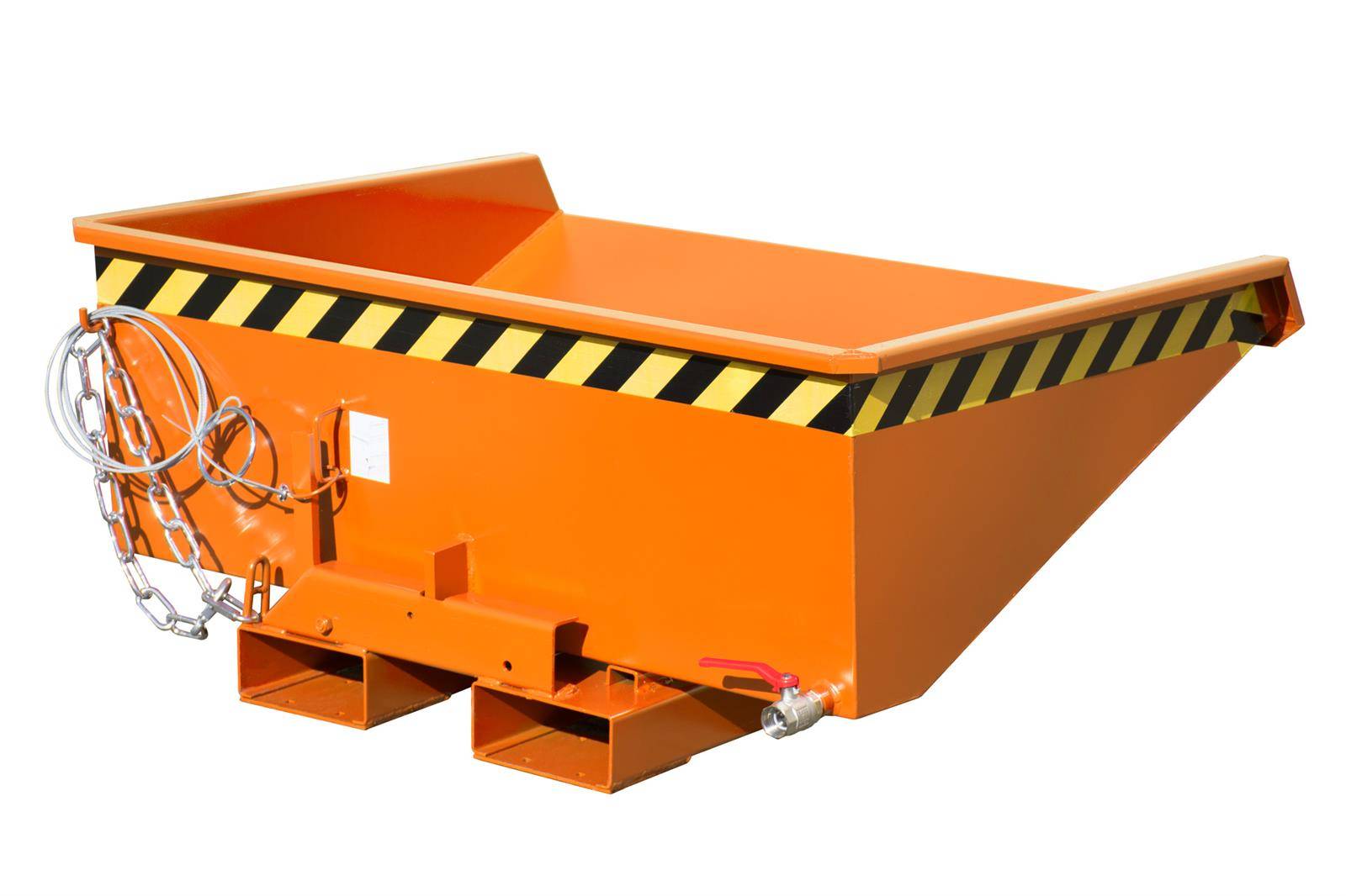 Mini-Spänebehälter EXPO-E 275, lackiert, Gelborange