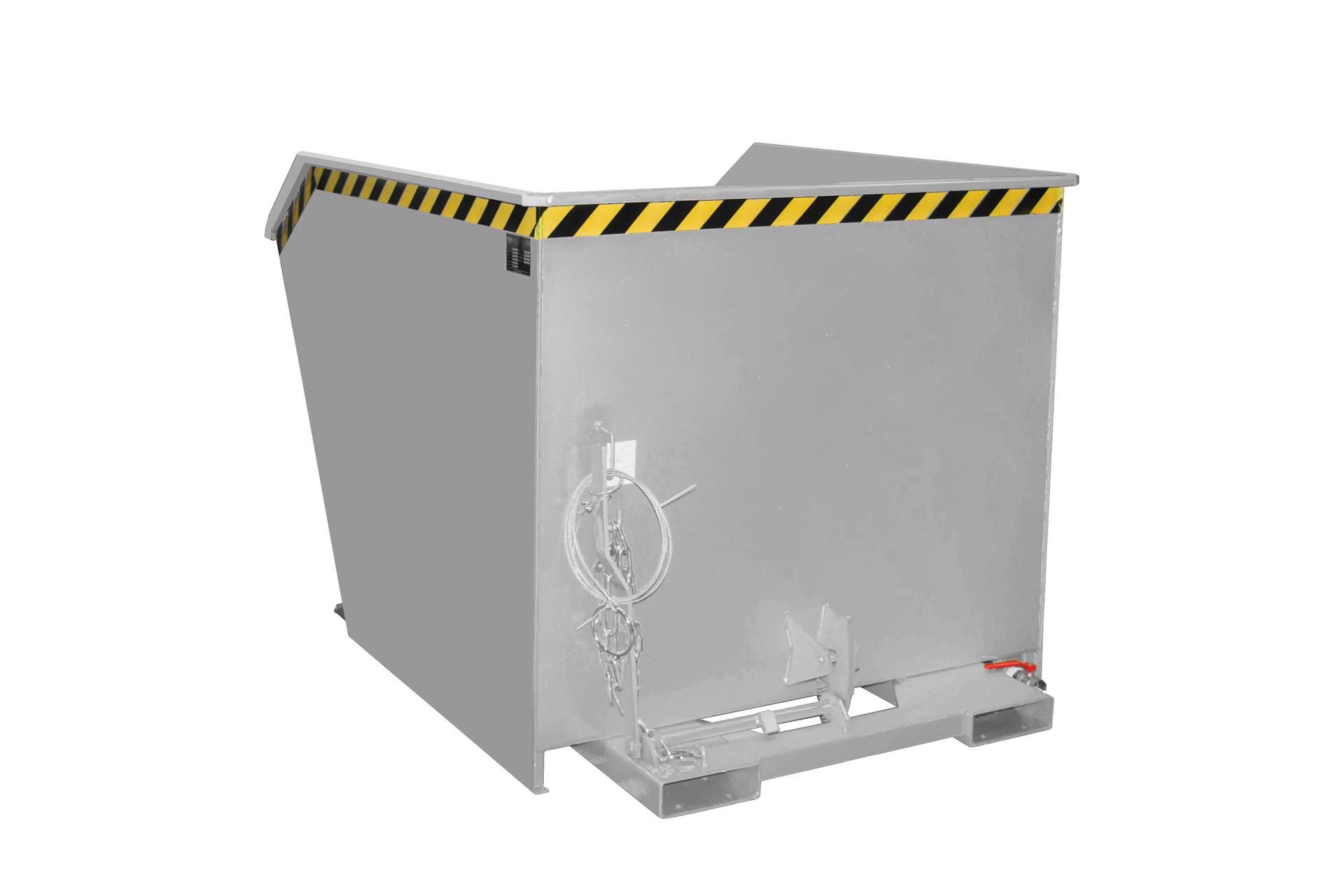 Spänebehälter SGU 150, lackiert, Mausgrau