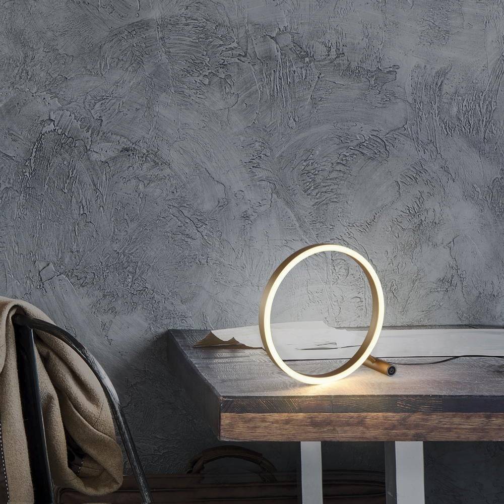 LED Tischleuchte Ritus in Gold 11,5W 1420lm