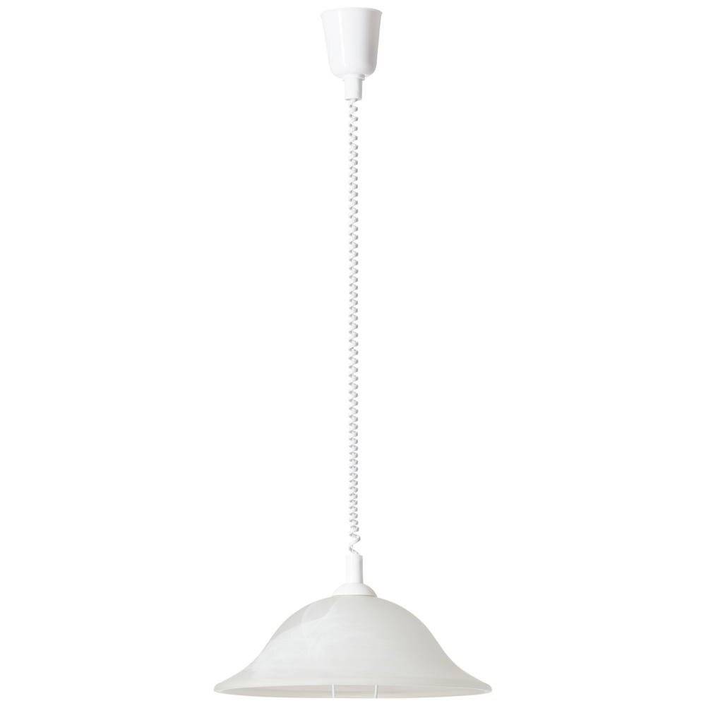 Brilliant Freya 93220/05 Pendelleuchte LED E27 60W Weiß, Alabaster