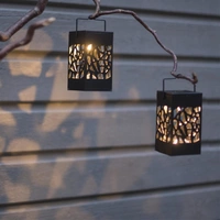 LED Solar Laterne Izola in Schwarz 3x 0,07W 3,6lm IP44 mit Dämmerungssensor LED Solar Laterne Izola in Schwarz 3x 0,07W 3,6lm IP44 mit Dämmerungssensor