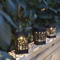 LED Solar Laterne Izola in Schwarz 3x 0,07W 3,6lm IP44 mit Dämmerungssensor LED Solar Laterne Izola in Schwarz 3x 0,07W 3,6lm IP44 mit Dämmerungssensor