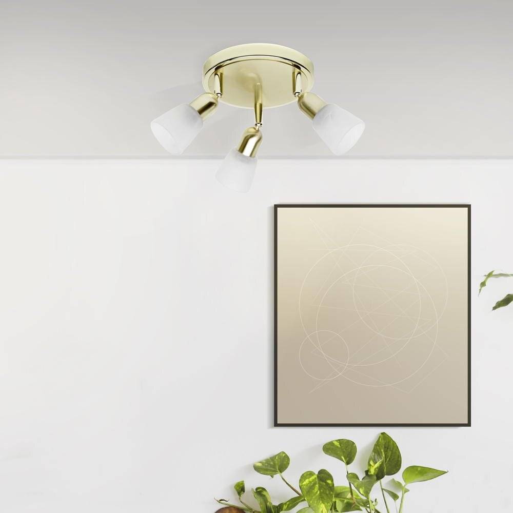 Brilliant Sofia 55334/18 Deckenstrahler LED E14 120W Messing, Alabaster