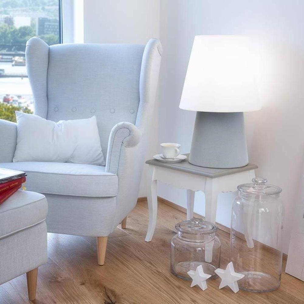 LED Solar Tischleuchte No. 1 in Grau 2W 410lm IP44