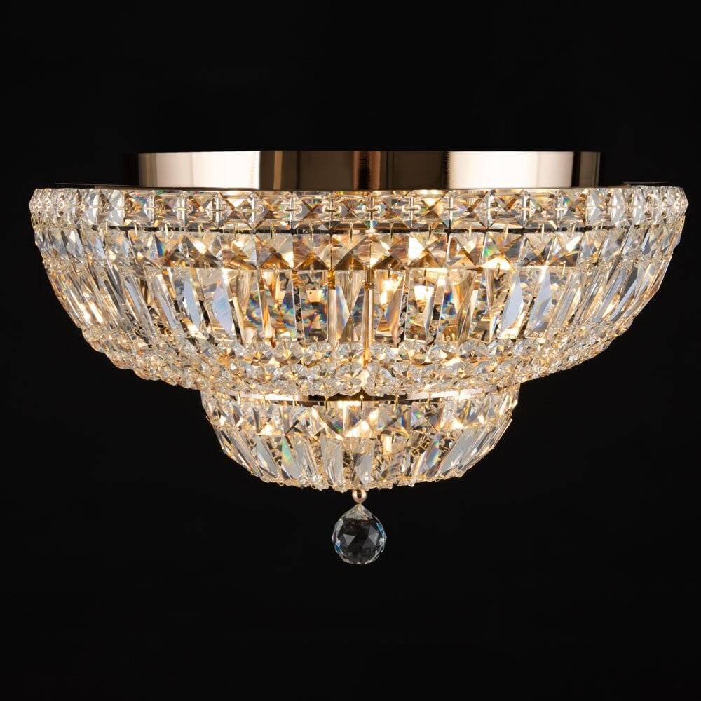 Kronleuchter Basfor in Gold E14 12-flammig