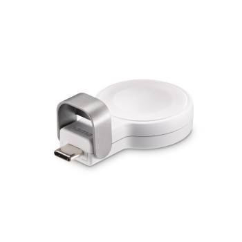 hama 00201699 Apple Watch Ladegerät f. kabelloses Laden, USB-C-Ladestation magnetisch, WS