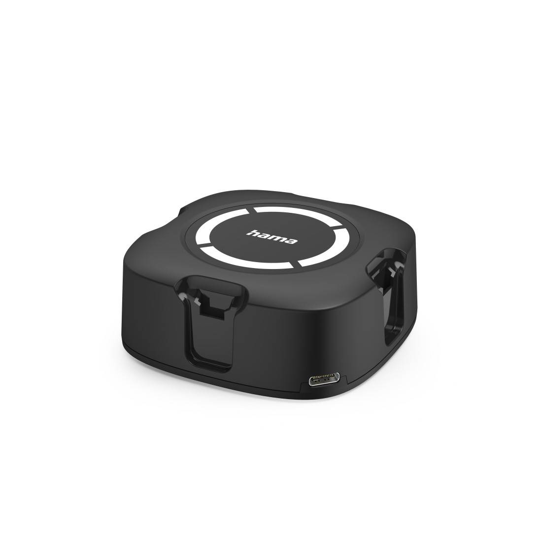 hama 00053686 Ladestation "4-fach" für Nintendo Switch Joy-Con, Schwarz