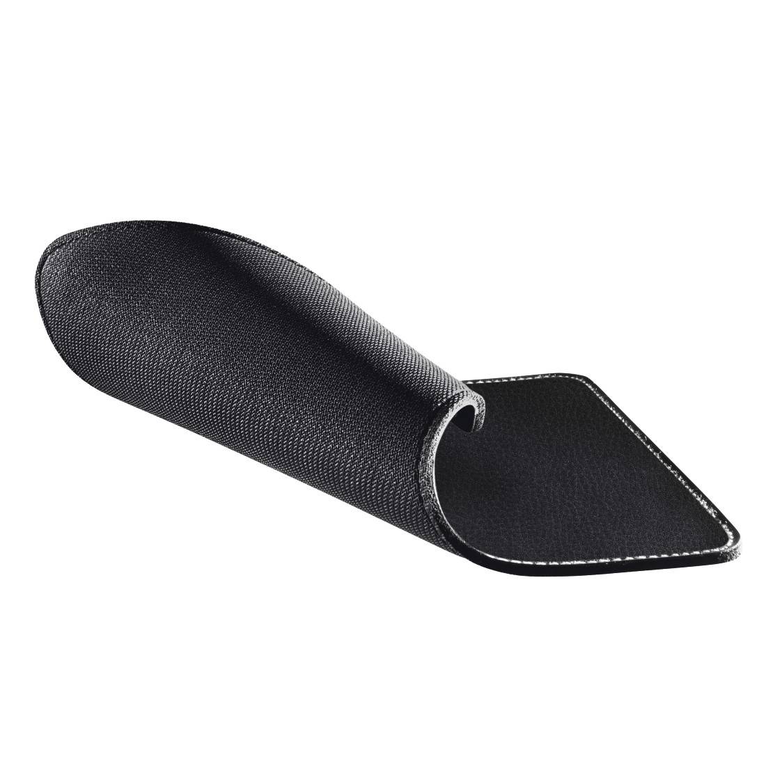 hama 00126856 Mauspad "Lederoptik", Schwarz