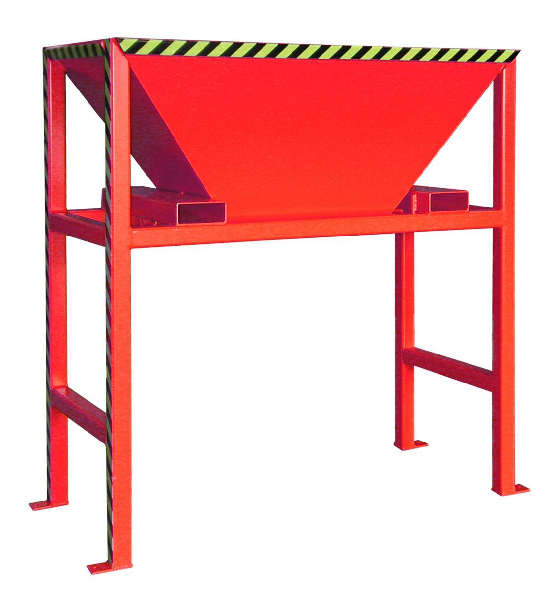 Befülltrichter BTS, lackiert, Feuerrot