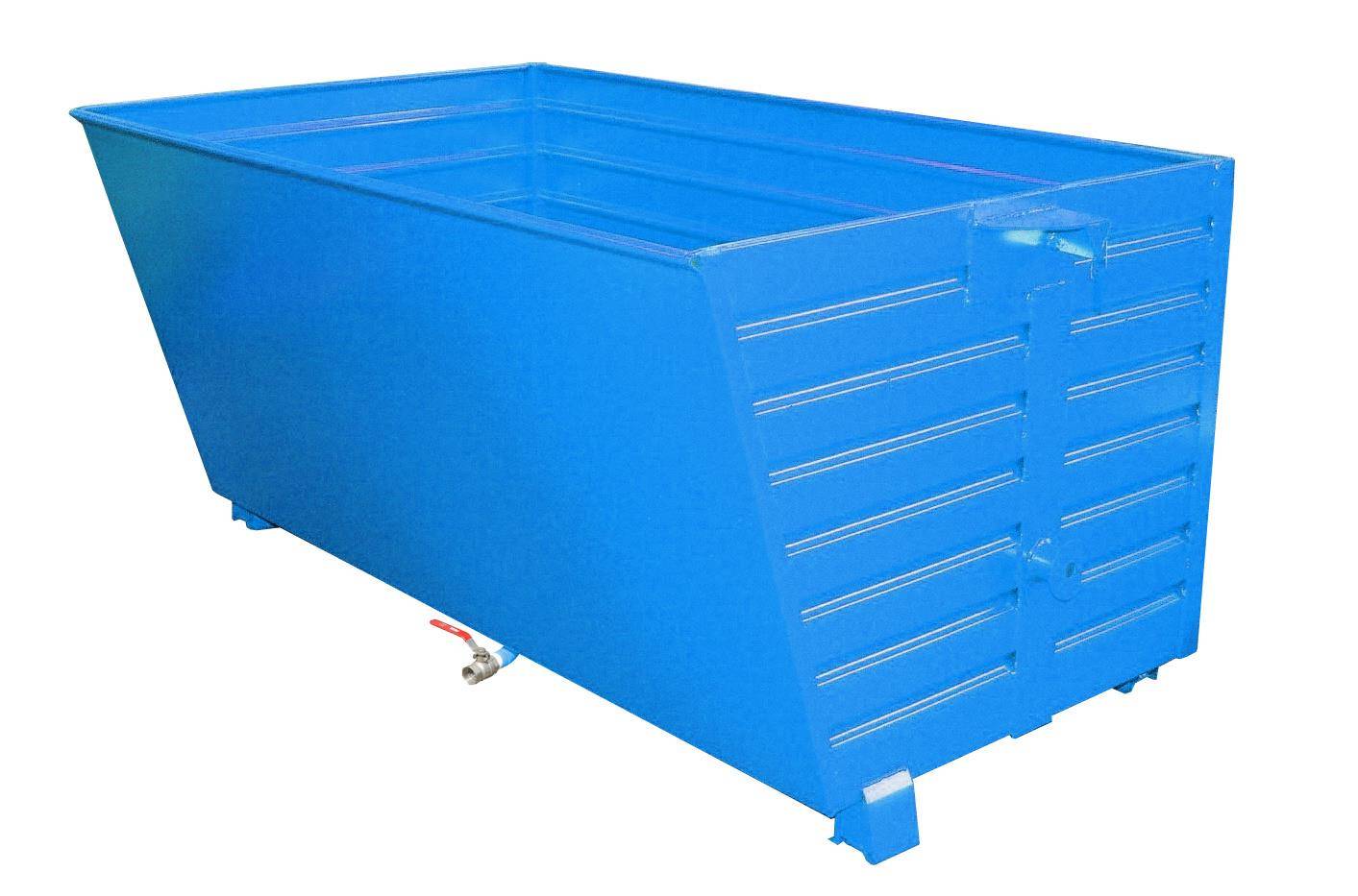 Späne-Stapelkipper BSL 200, lackiert, Lichtblau