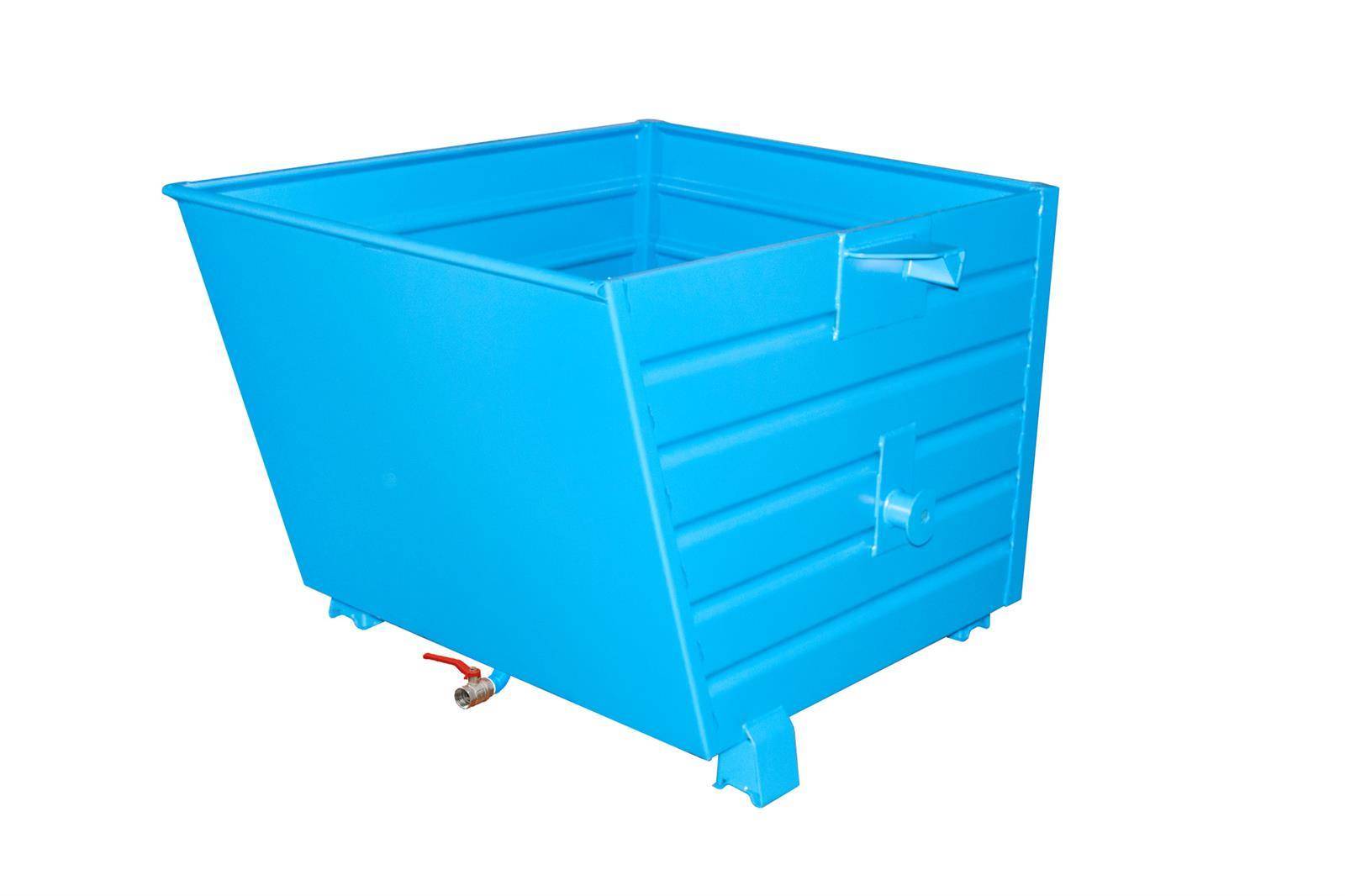 Späne-Stapelkipper BSL 90, lackiert, Lichtblau