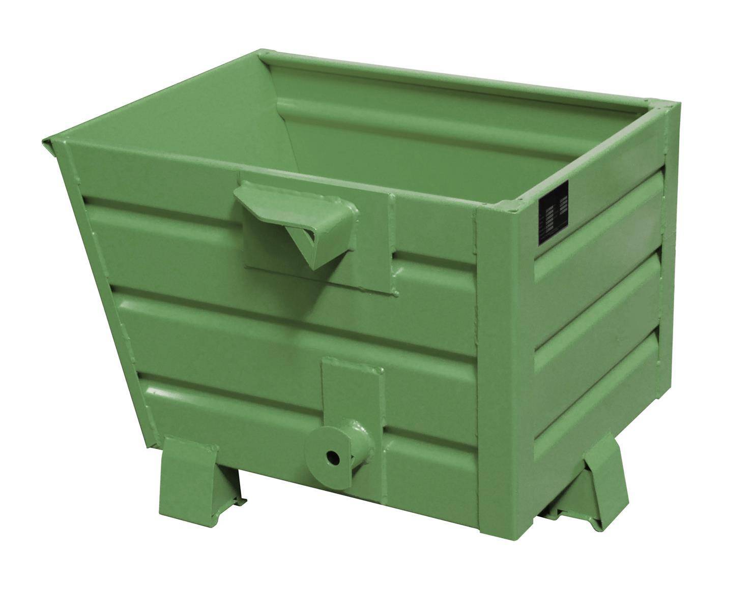 Späne-Stapelkipper BSL 30, lackiert, Resedagrün