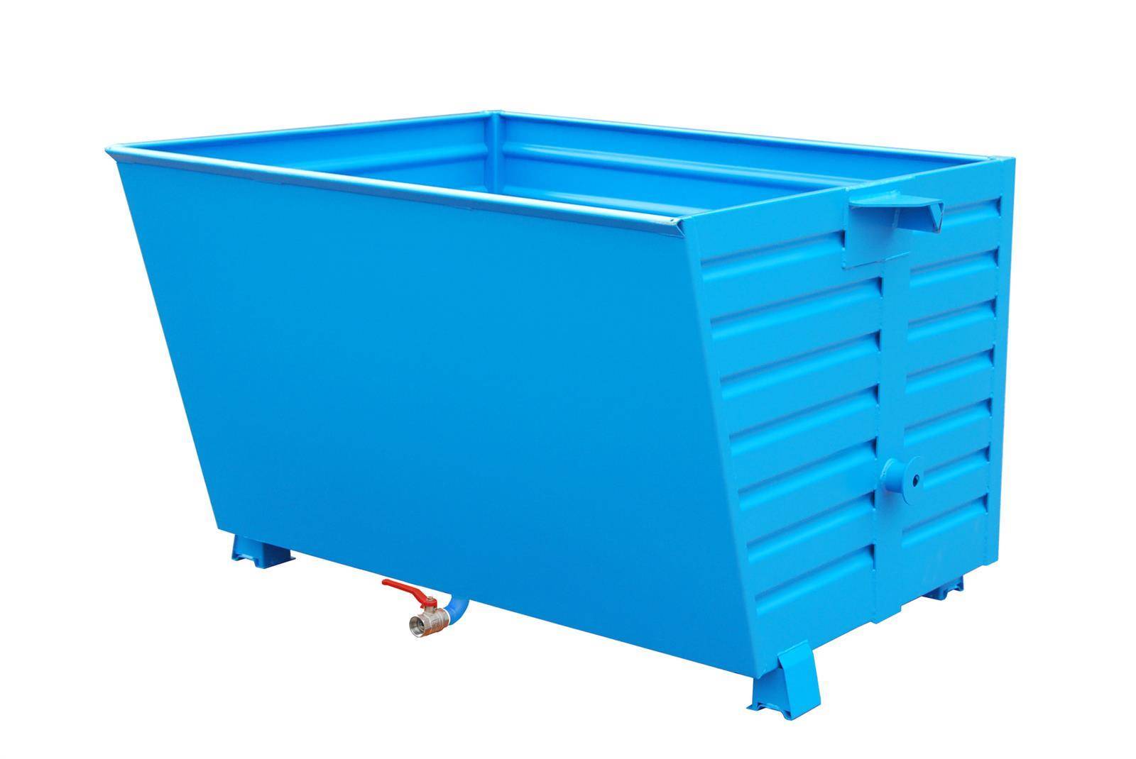 Späne-Stapelkipper BSL 150, lackiert, Lichtblau