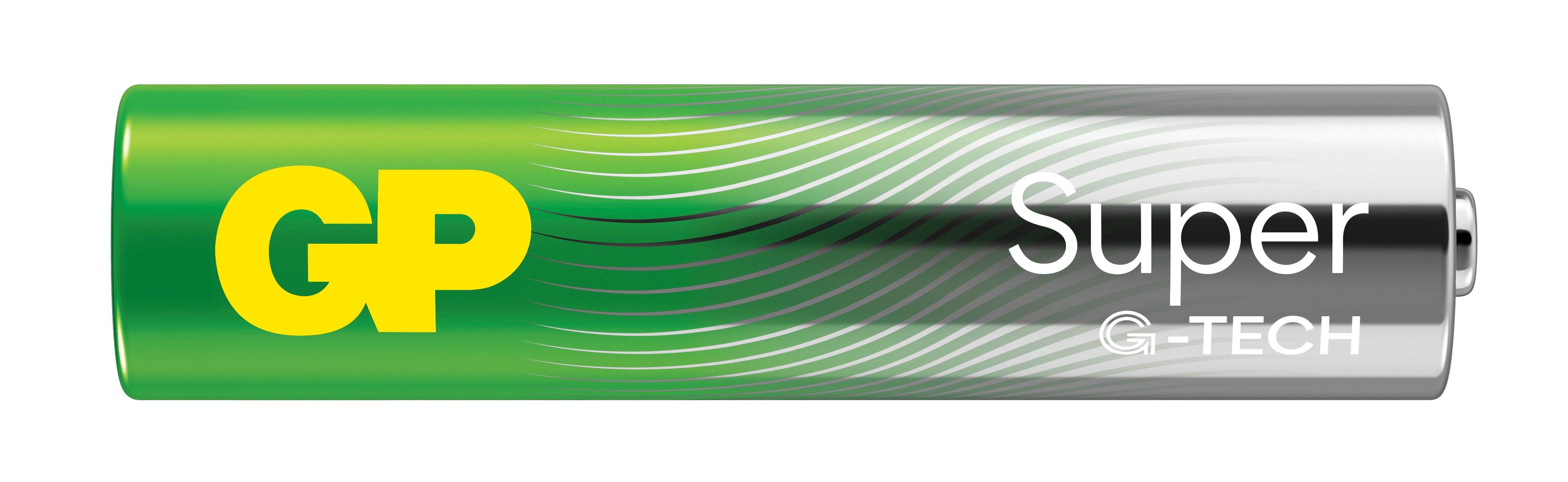 GP Battery Super Alkaline GP24A, Einwegbatterie, AAA, Alkali, 1,5 V, 4 Stück(e), Cd (cadmium), Hg (Quecksilber)