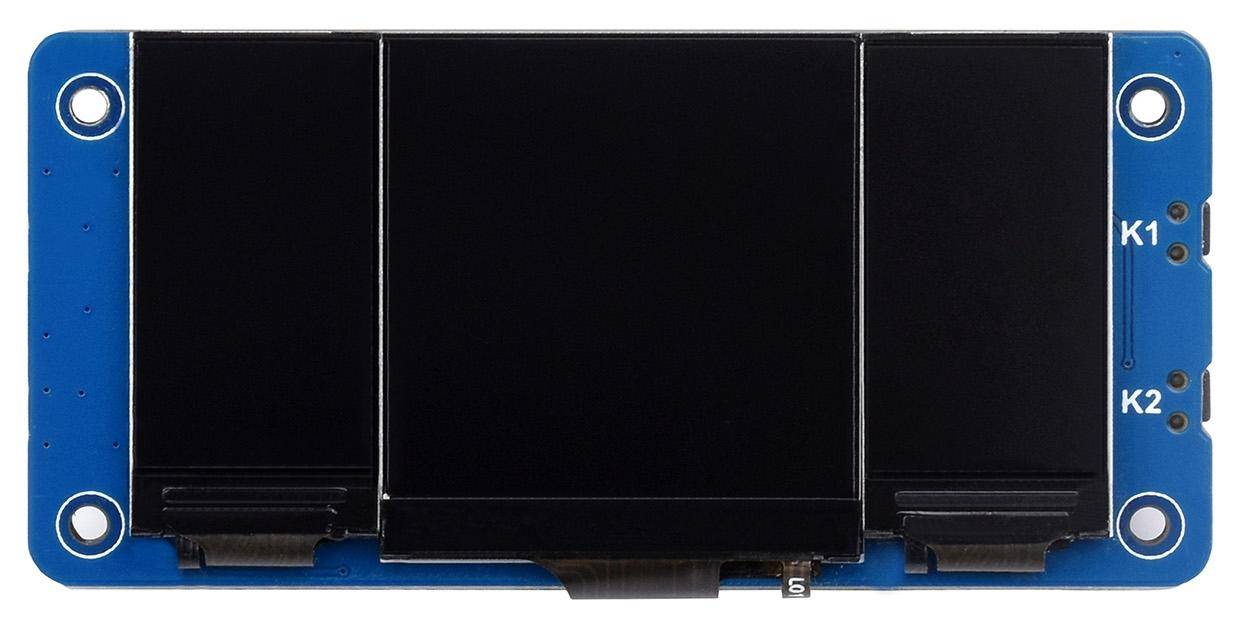 Waveshare Triple IPS LCD Display HAT für Raspberry Pi: 3 Displays, 40PIN, 1,3 Zoll + 2 x 0,96 Zoll
