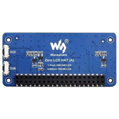 Waveshare Triple IPS LCD Display HAT für Raspberry Pi: 3 Displays, 40PIN, 1,3 Zoll + 2 x 0,96 Zoll Waveshare Triple IPS LCD Display HAT für Raspberry Pi: 3 Displays, 40PIN, 1,3 Zoll + 2 x 0,96 Zoll
