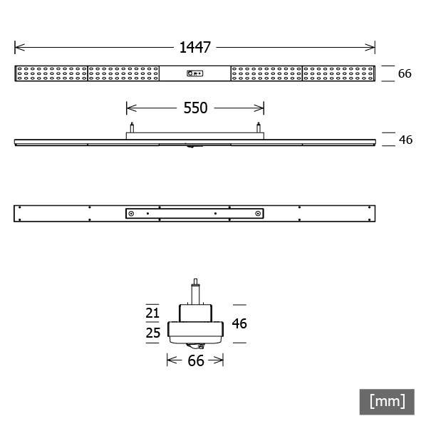LTS Licht&Leuchten LED-Pendelleuchte LUZP15106830