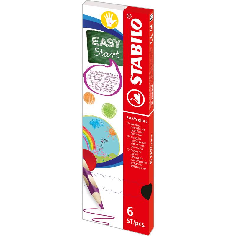 STABILO Dreikant-Buntstift EASYcolors L, blauviolett (55500887)